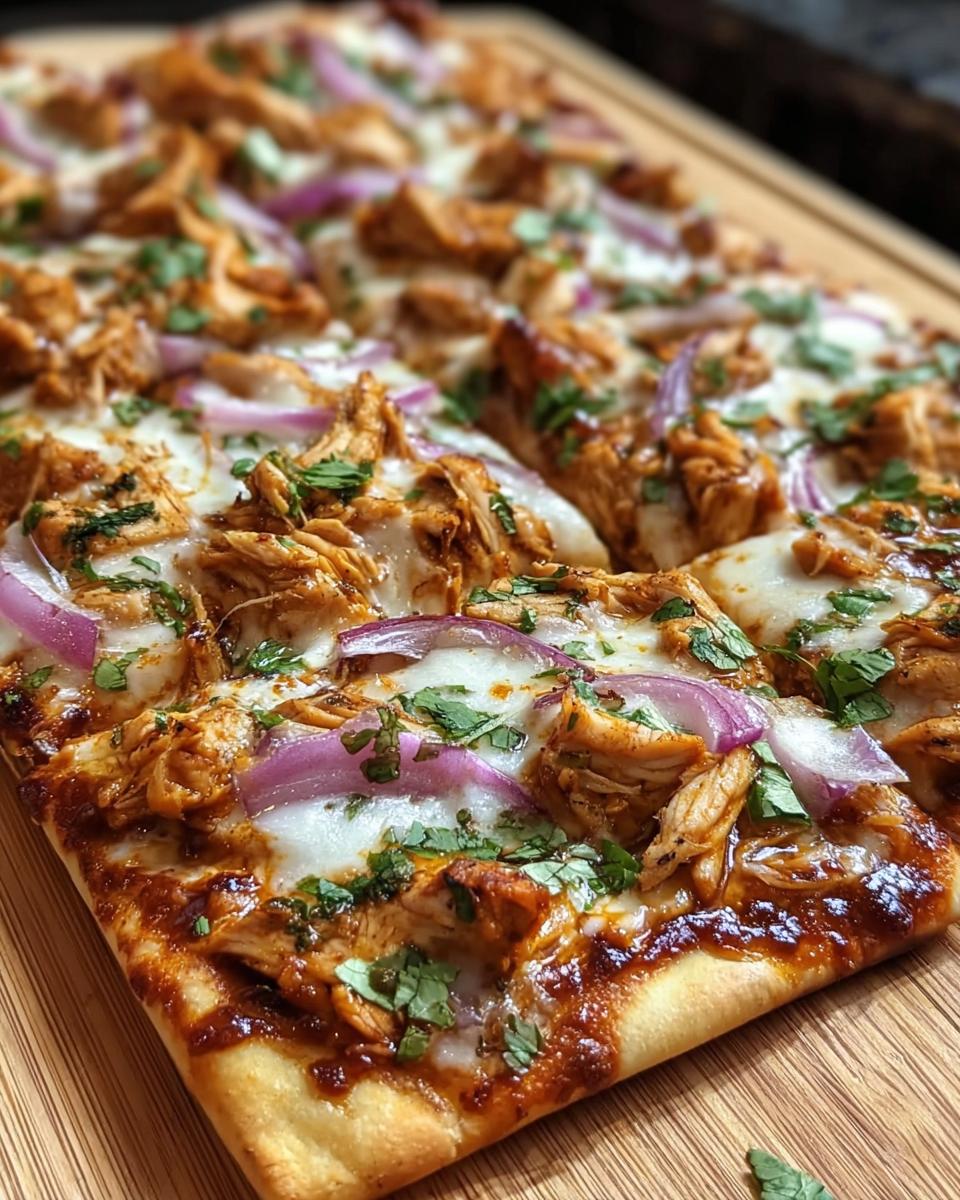 BBQ Chicken Flatbread Pizza - detail 2
