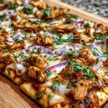 BBQ Chicken Flatbread Pizza