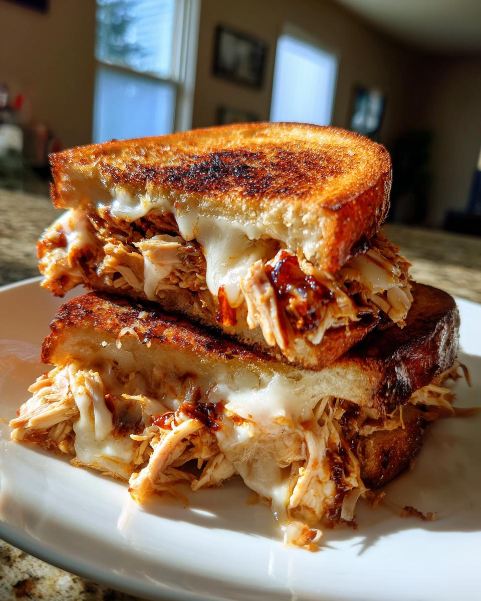 BBQ Chicken Grilled Cheese - detail 1