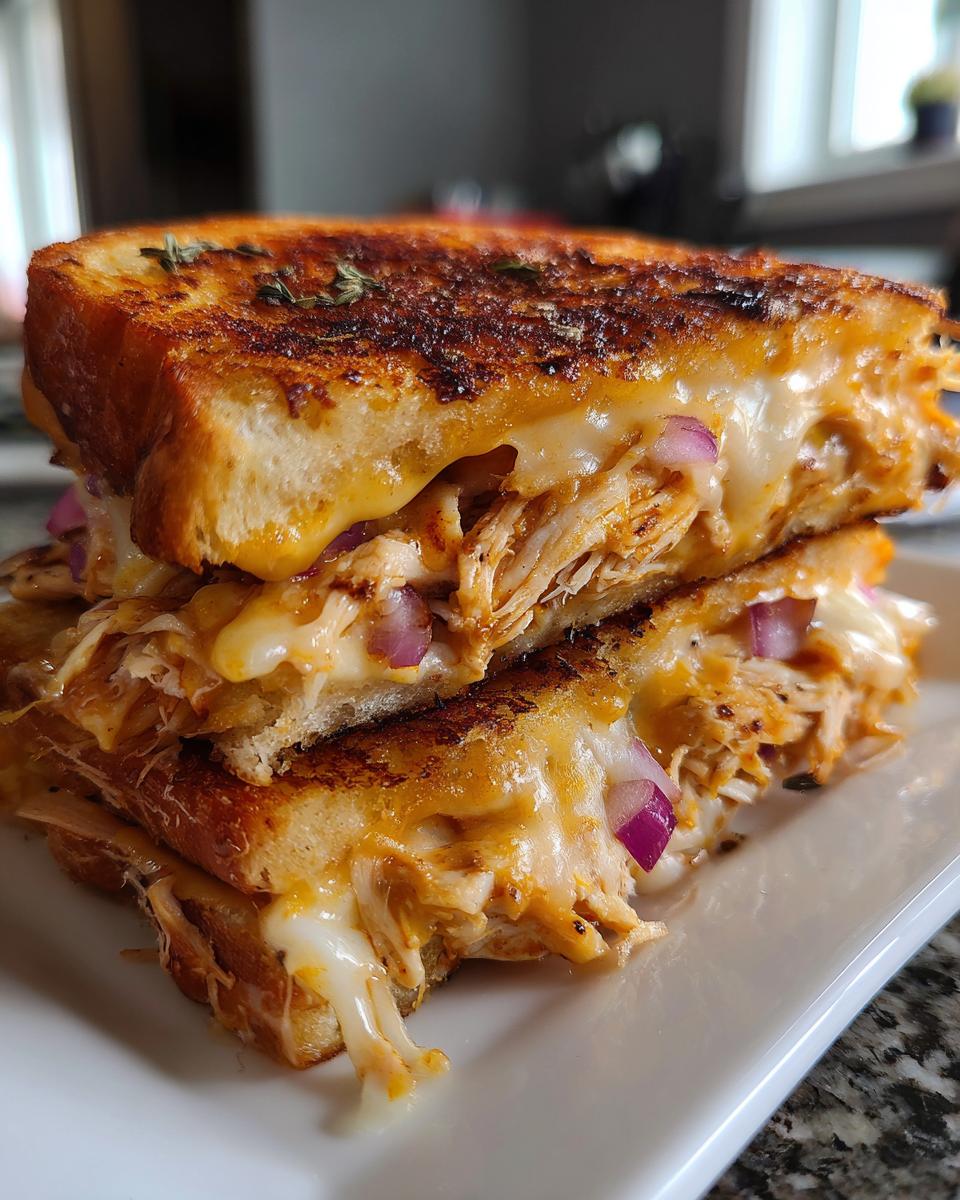 BBQ Chicken Grilled Cheese - detail 2