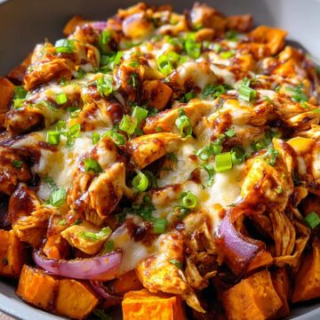 BBQ Chicken Sweet Potato Skillet