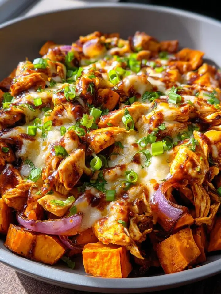 BBQ Chicken Sweet Potato Skillet
