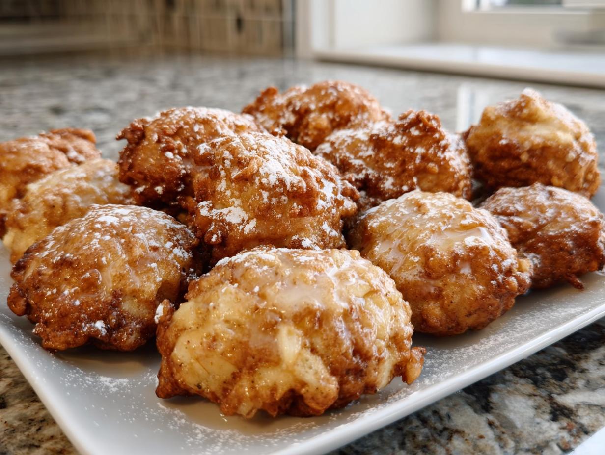 Baked Apple Fritters - detail 2