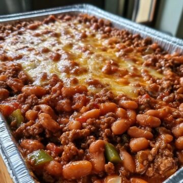 Baked Beans & Ground Beef Casserole