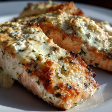 Baked Boursin Salmon