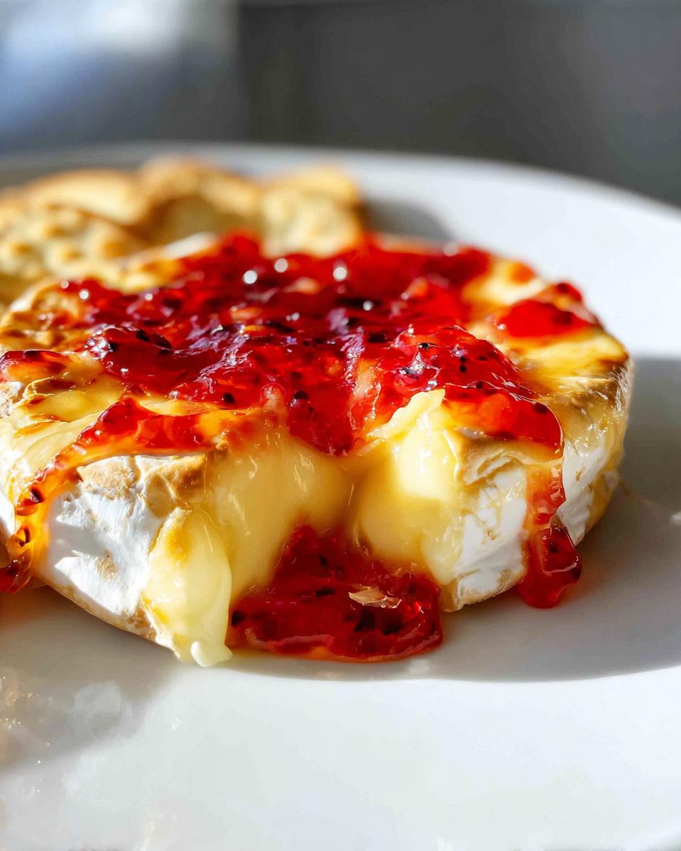 Baked Brie With Red Pepper Jelly - detail 2