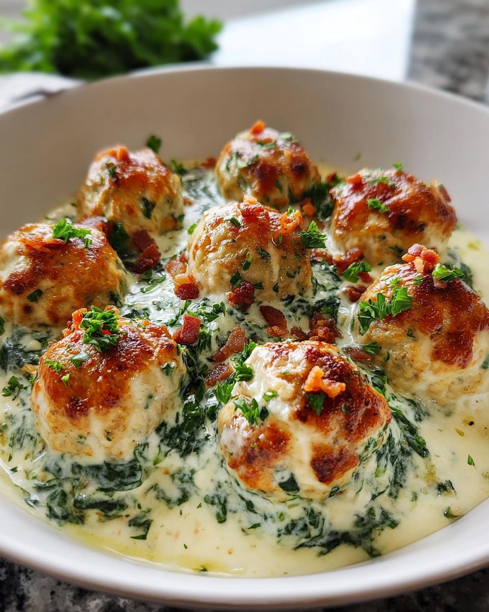 Baked Chicken Ricotta Meatballs - detail 1