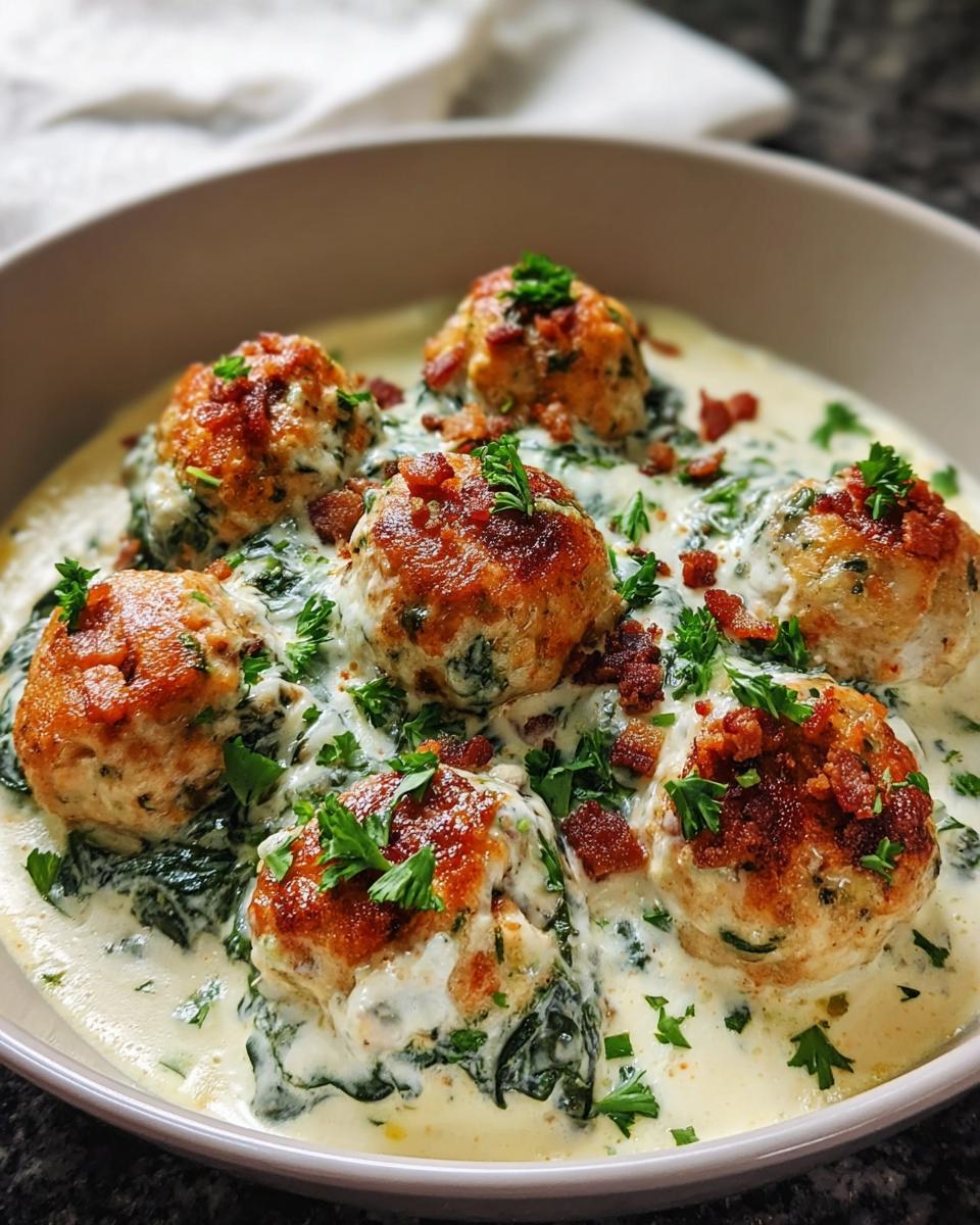 Baked Chicken Ricotta Meatballs - detail 2