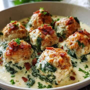 Baked Chicken Ricotta Meatballs
