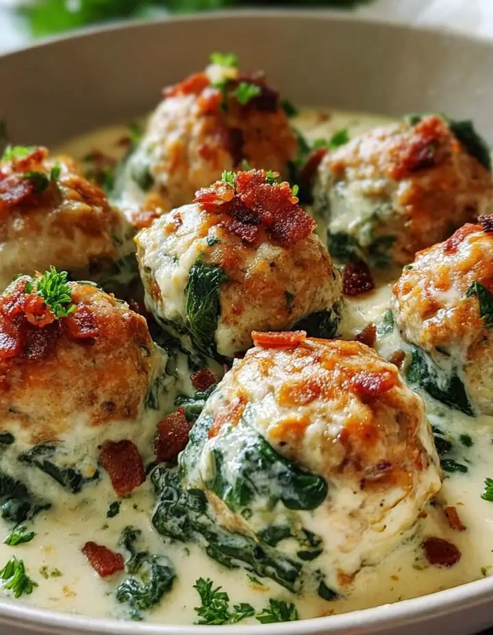 Baked Chicken Ricotta Meatballs