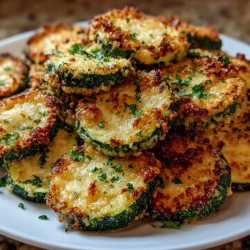 Baked Parmesan Zucchini Chips