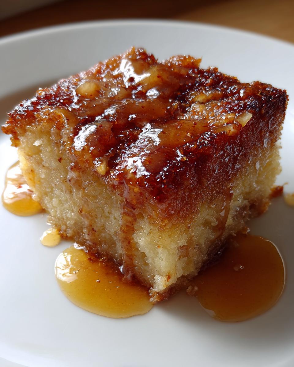 Baked Sticky Rhubarb Pudding - detail 1