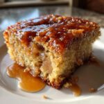 Baked Sticky Rhubarb Pudding