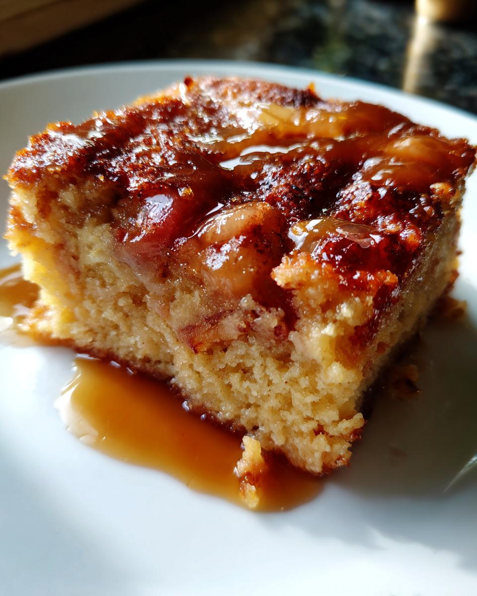 Baked Sticky Rhubarb Pudding - detail 2