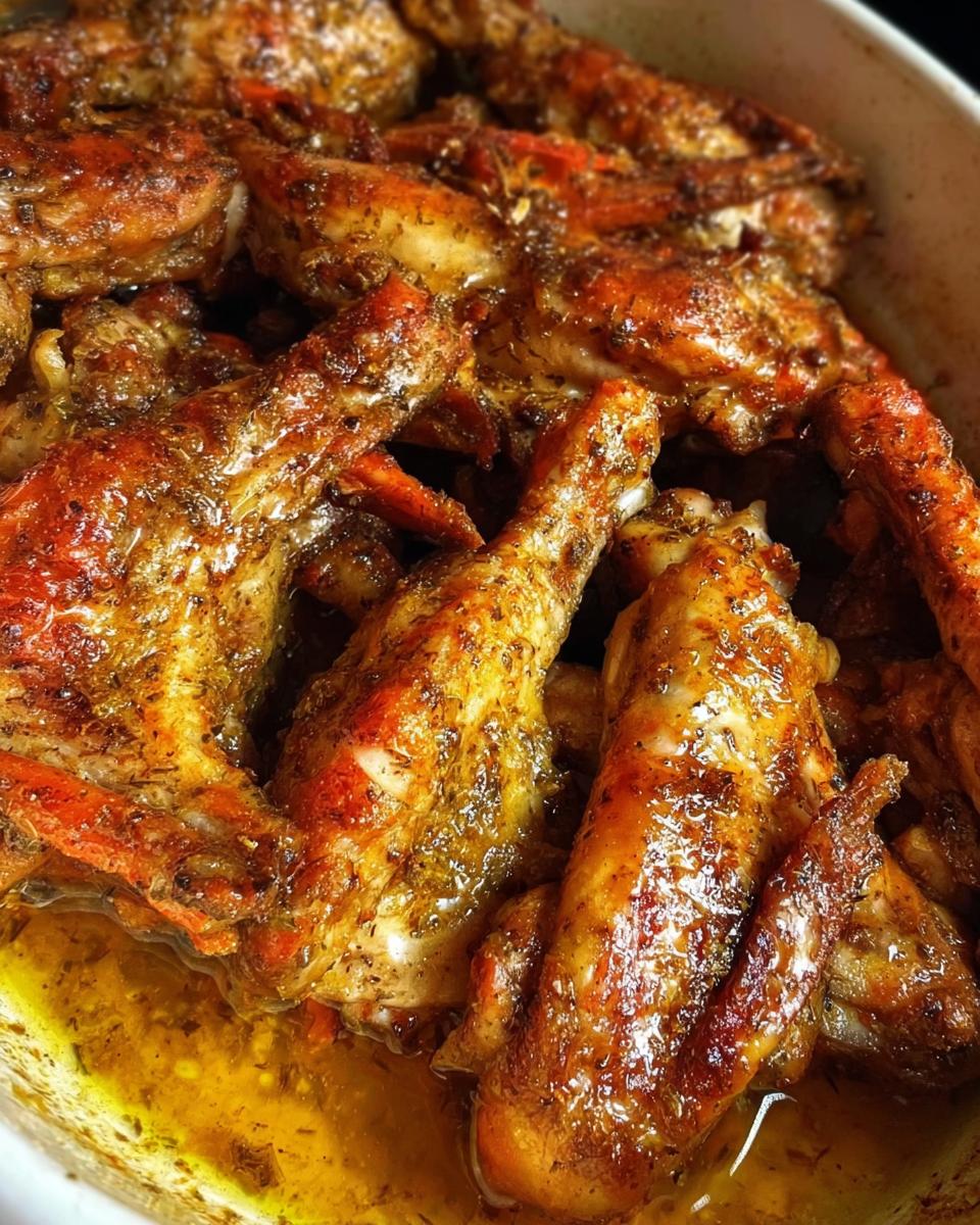Baked Turkey Wings - detail 1
