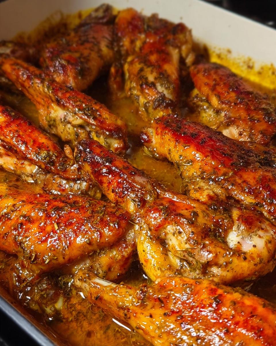 Baked Turkey Wings - detail 2