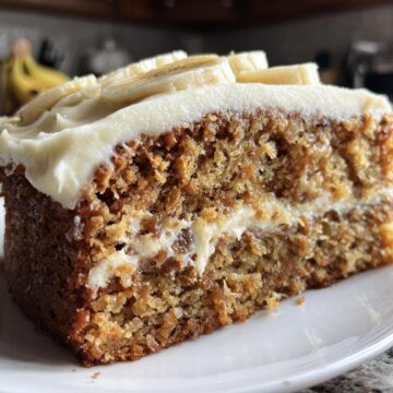 Banana Bread Cake with Cream Cheese Frosting