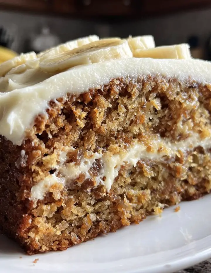 Banana Bread Cake with Cream Cheese Frosting