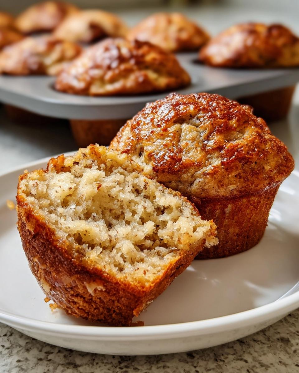 Banana Cinnamon Greek Yogurt Muffins - detail 1