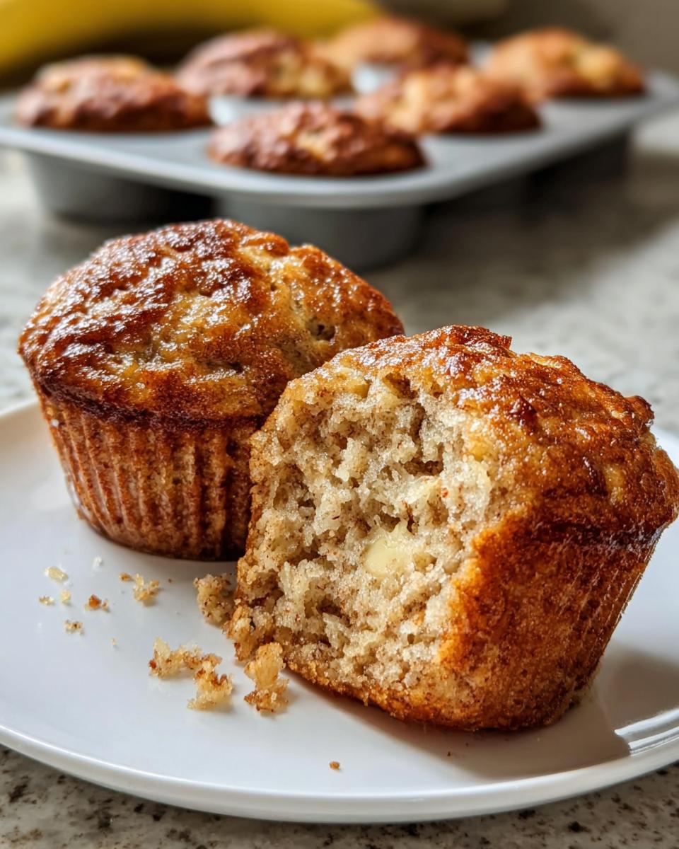 Banana Cinnamon Greek Yogurt Muffins - detail 2