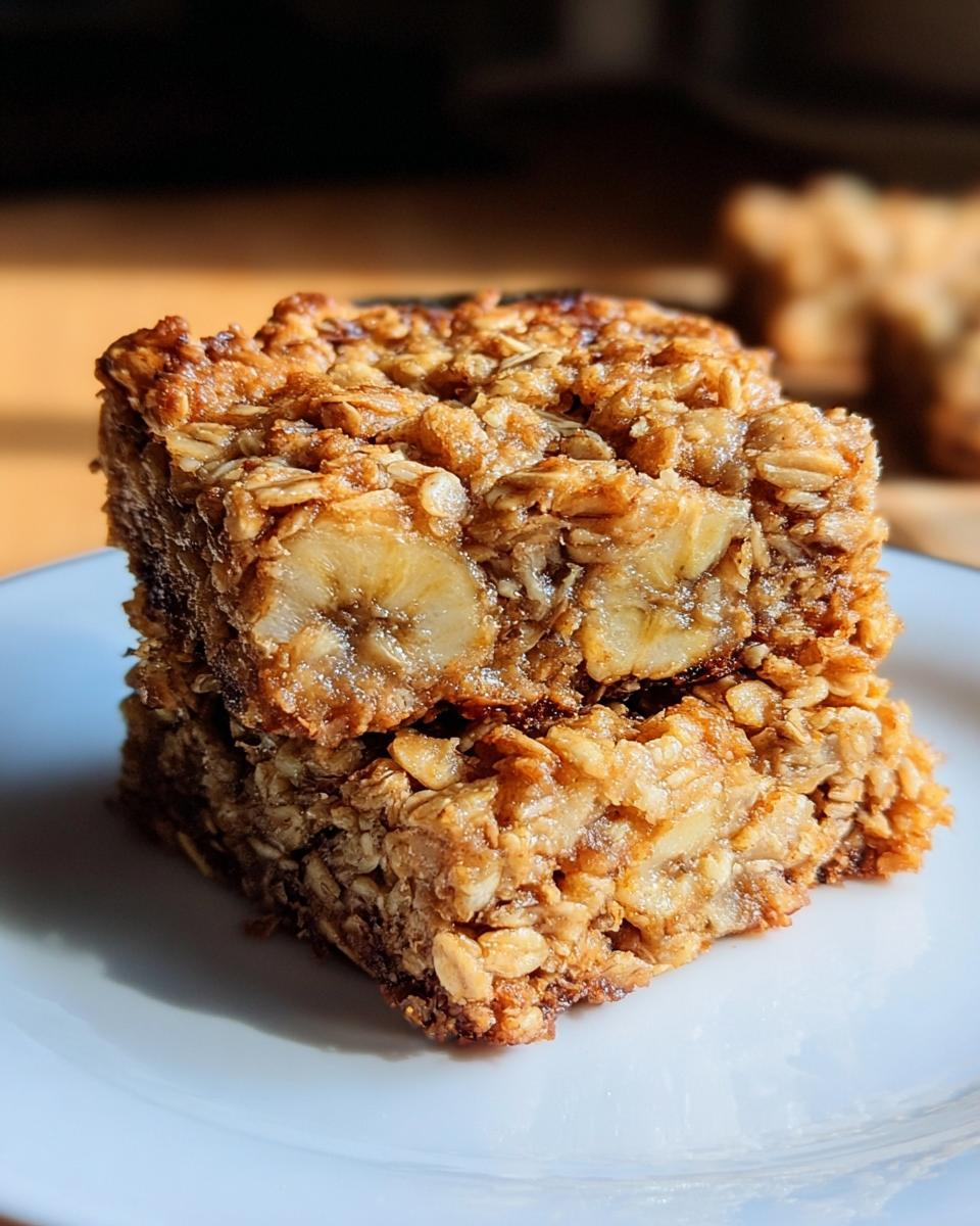 Banana Oatmeal Bars - detail 1