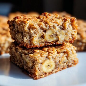 Banana Oatmeal Bars