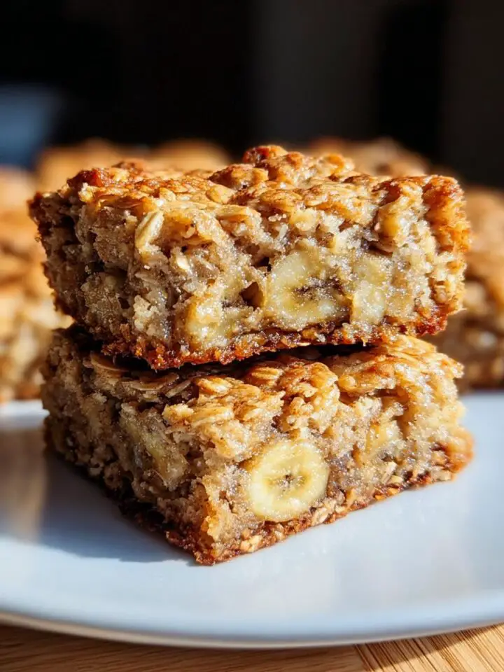 Banana Oatmeal Bars