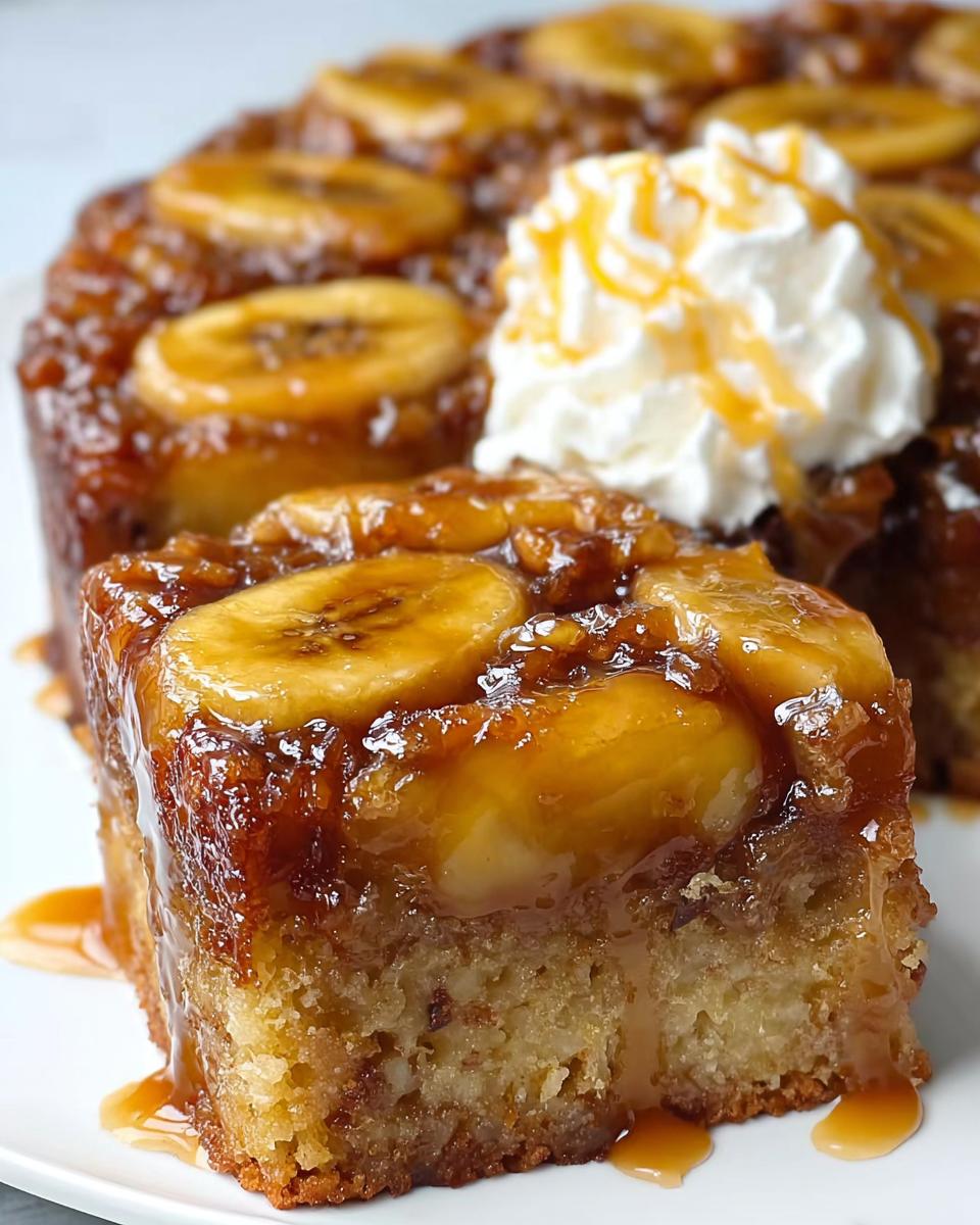 Banana Upside Down Cake - detail 1