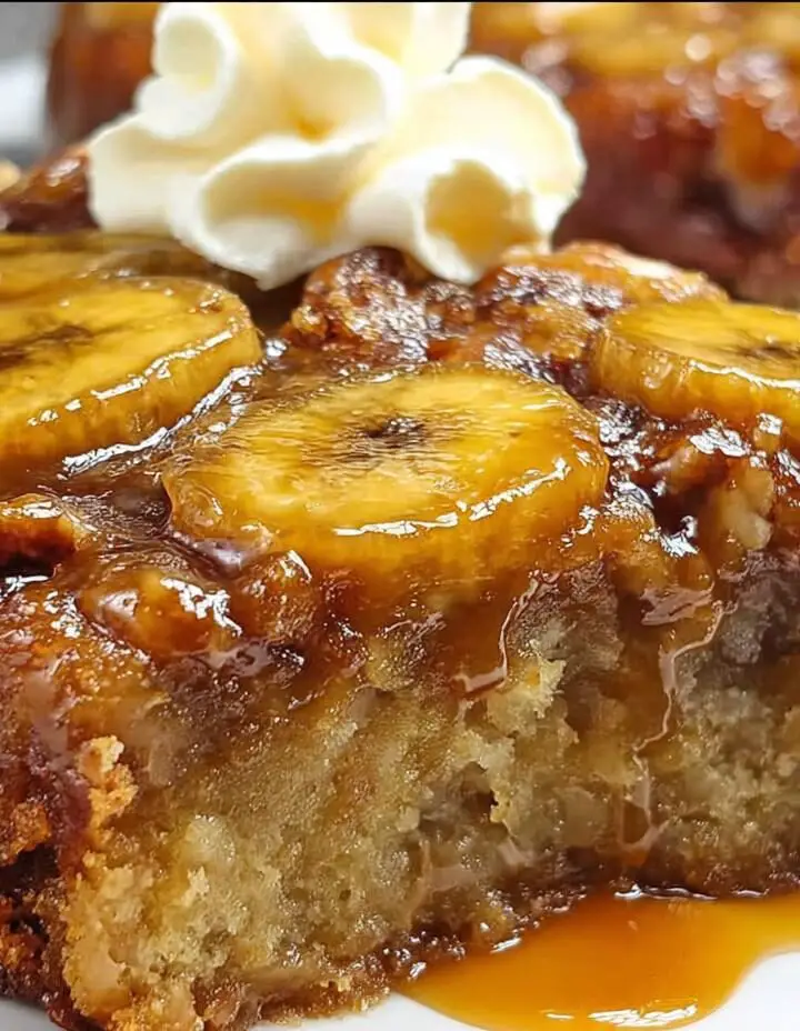Banana Upside Down Cake