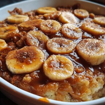 Bananas Foster Cobbler