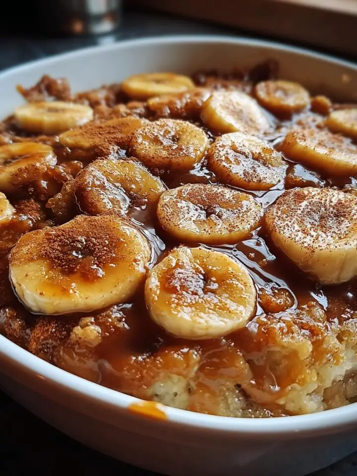 Bananas Foster Cobbler