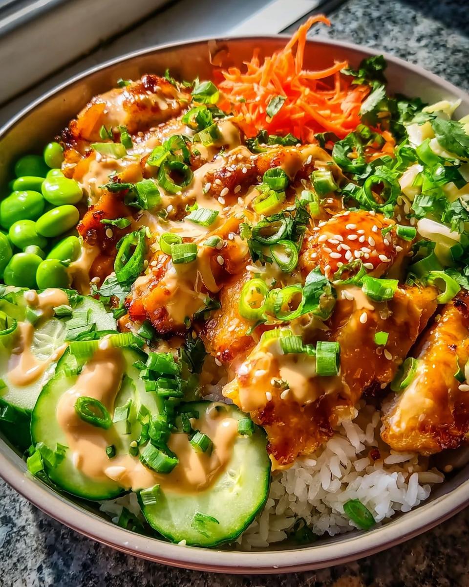 Bang Bang Chicken Bowl - detail 1