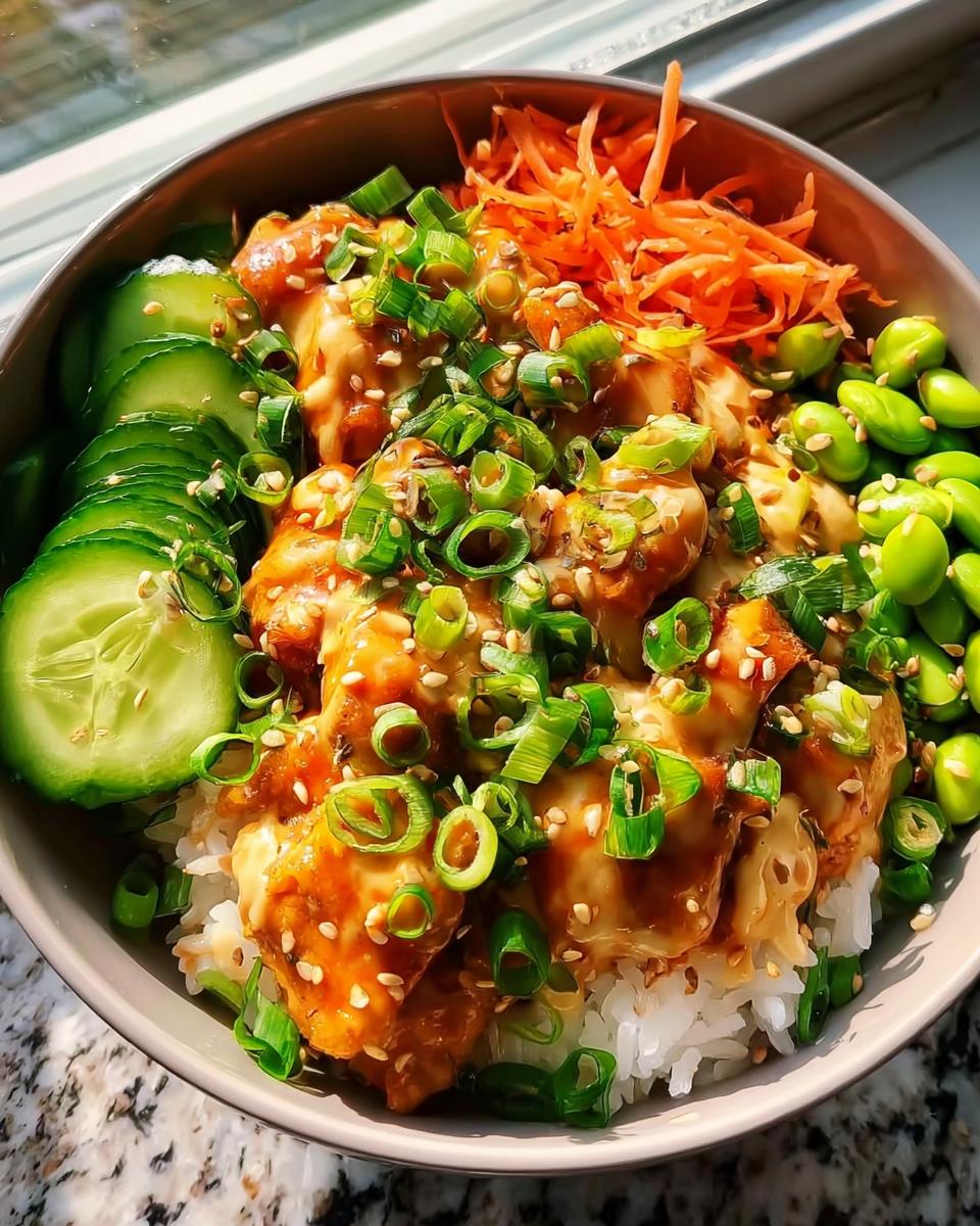 Bang Bang Chicken Bowl - detail 2