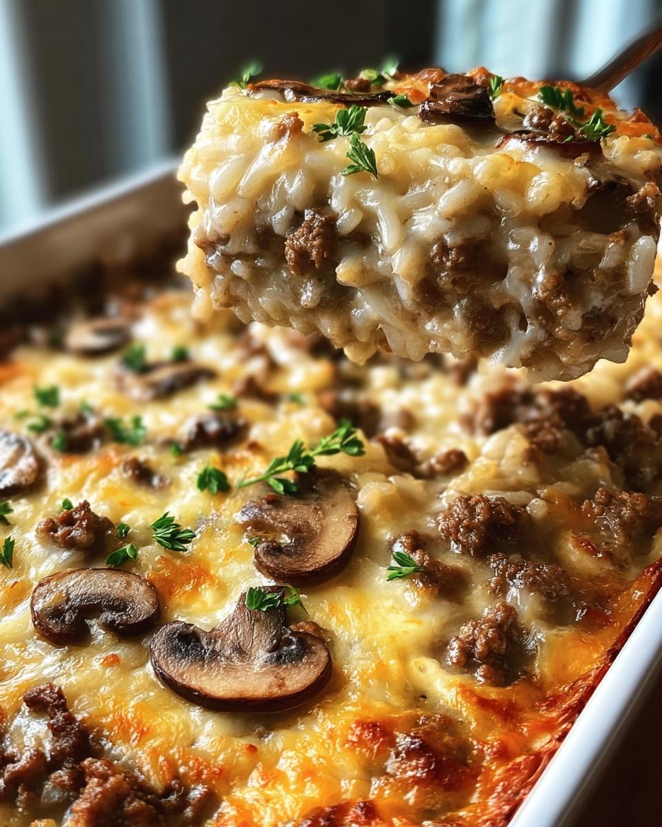 Beef & Mushroom Rice Bake - detail 1