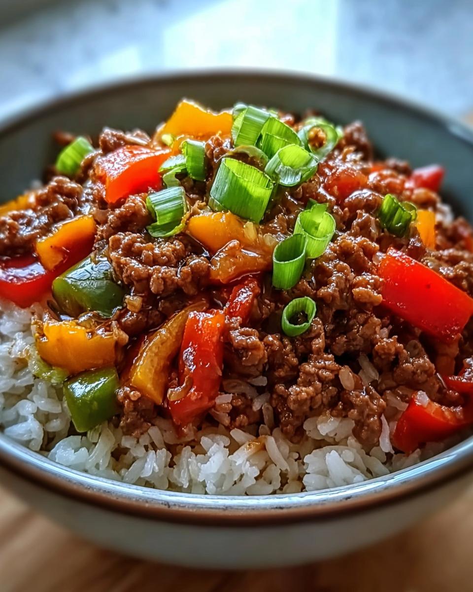 Beef Pepper Rice Bowl - detail 1