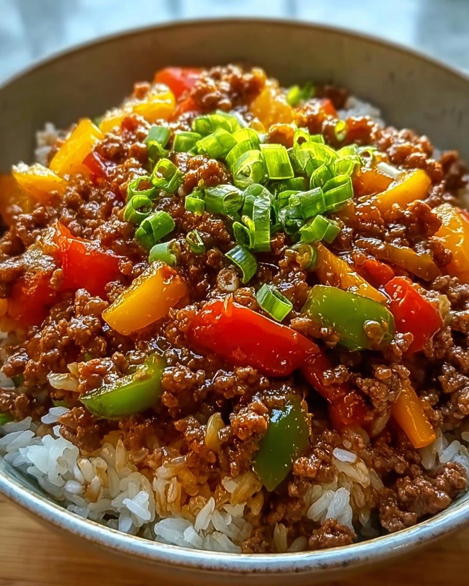 Beef Pepper Rice Bowl - detail 2