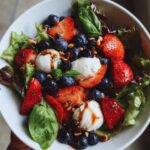 Berry Caprese Salad {4Th of July Salad}