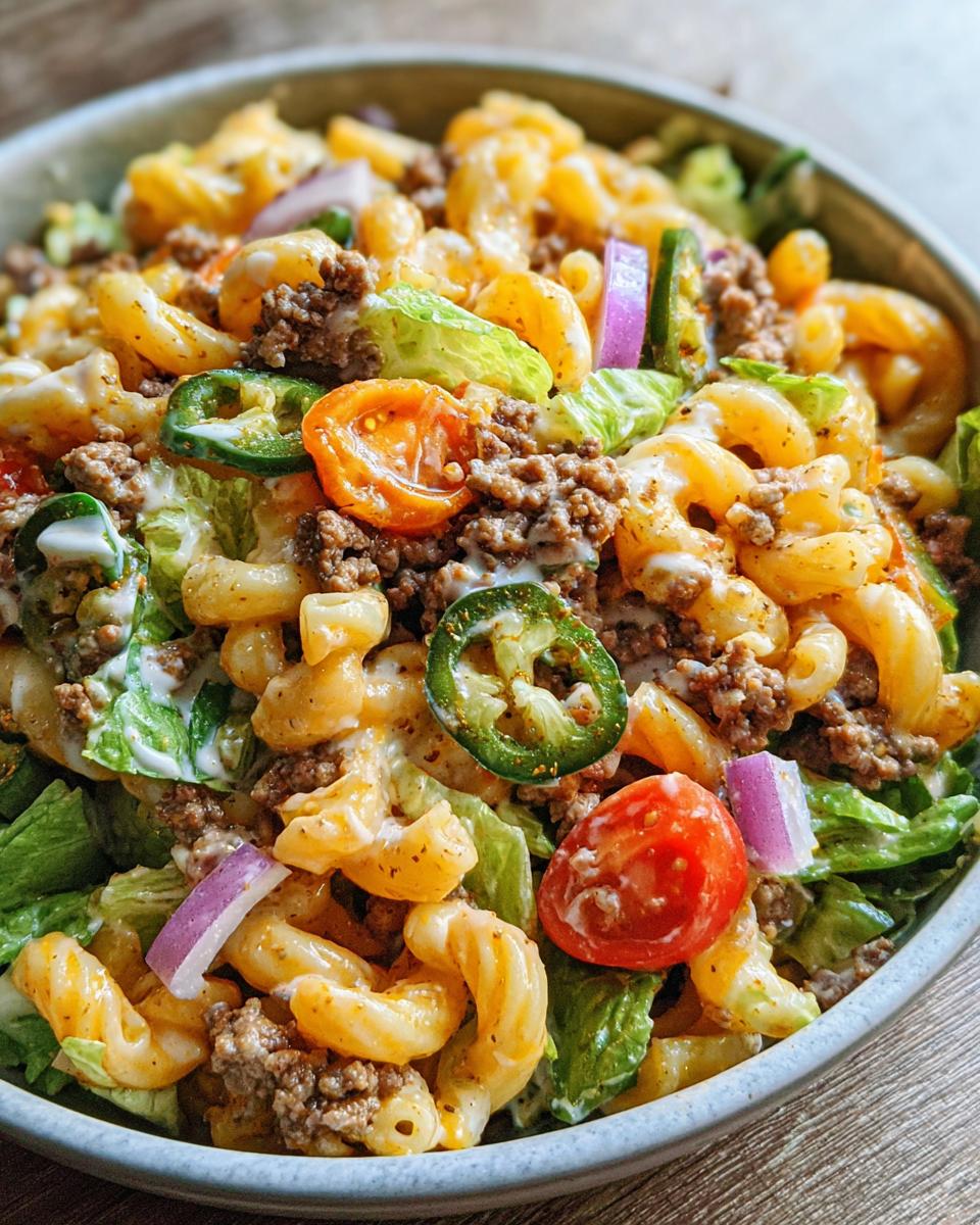 Big Mac Pasta Salad - detail 1