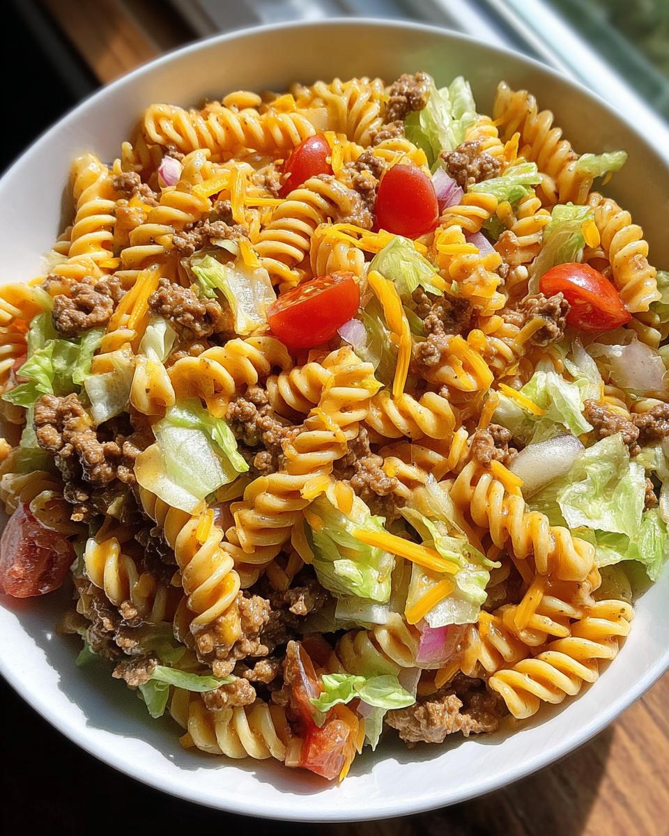 Big Mac Pasta Salad - detail 1
