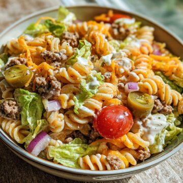 Big Mac Pasta Salad