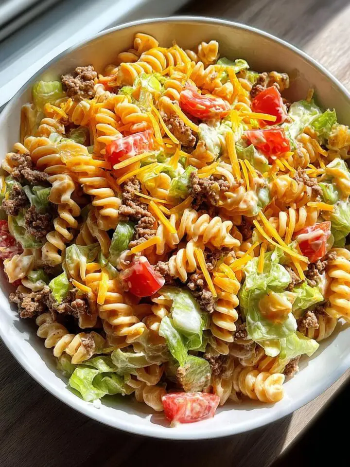Big Mac Pasta Salad