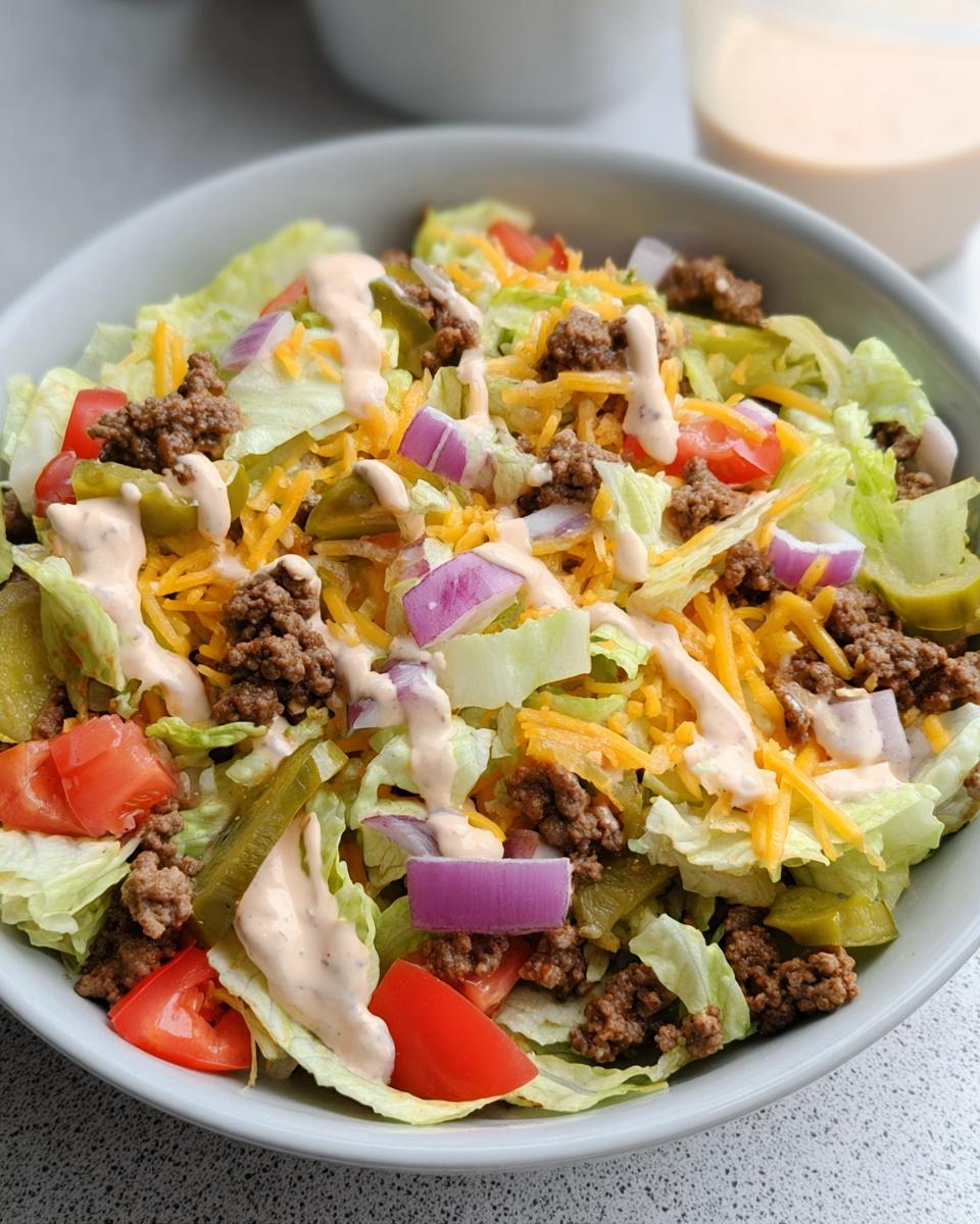 Big Mac Salad (Keto) - detail 1