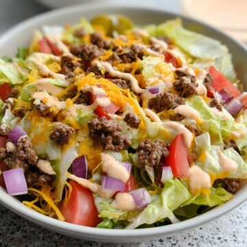 Big Mac Salad (Keto)
