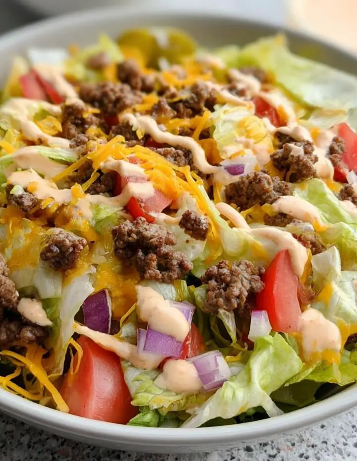 Big Mac Salad (Keto)