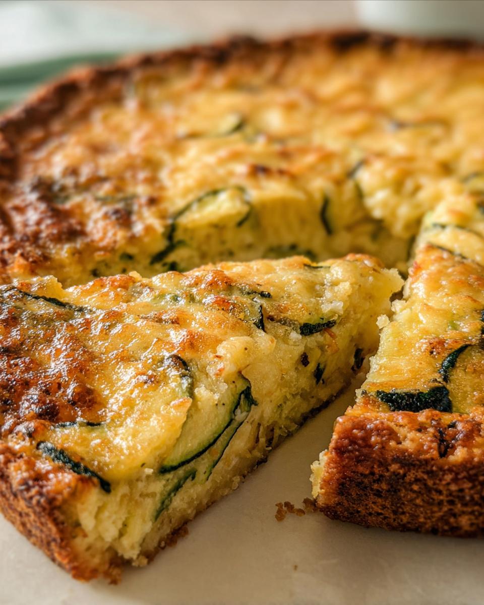 Bisquick Zucchini Pie - detail 1