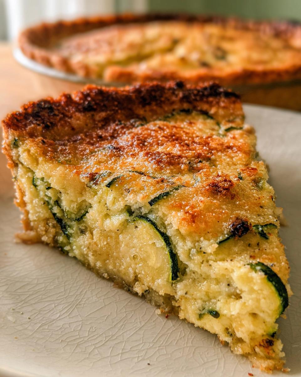 Bisquick Zucchini Pie - detail 2
