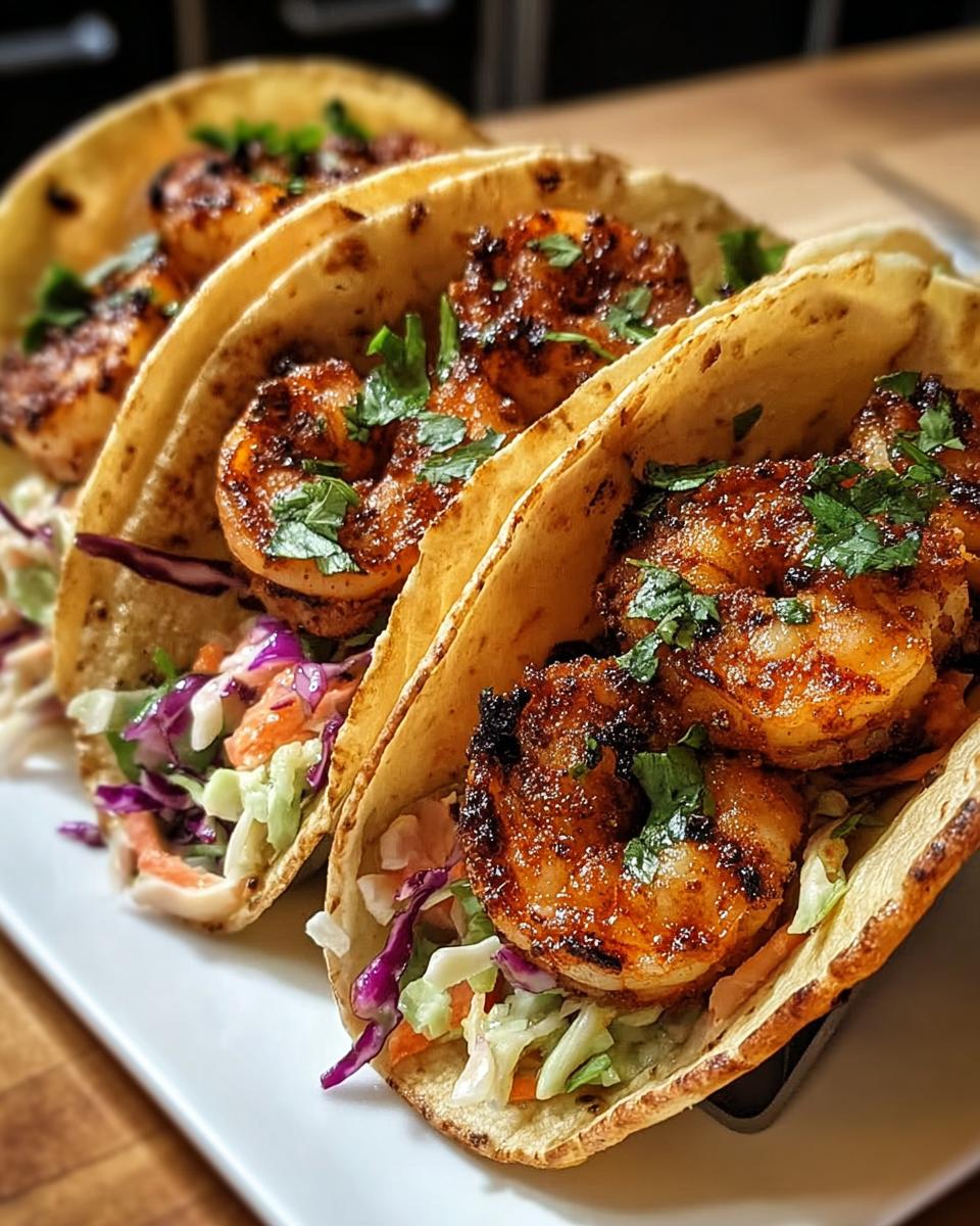 Blackened Shrimp Tacos - detail 1