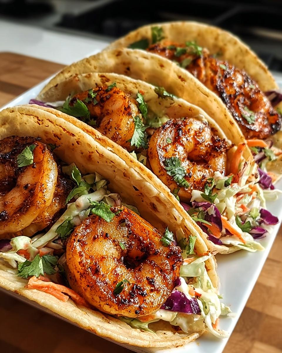 Blackened Shrimp Tacos - detail 2