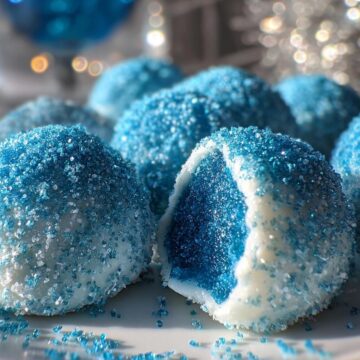 Blue Christmas Truffles