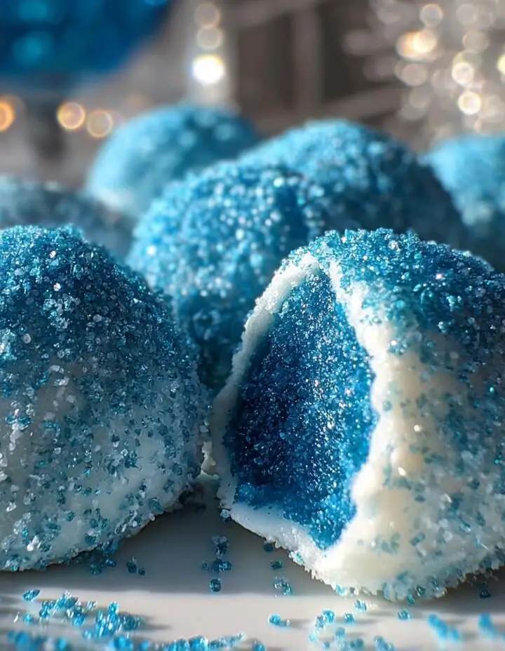 Blue Christmas Truffles